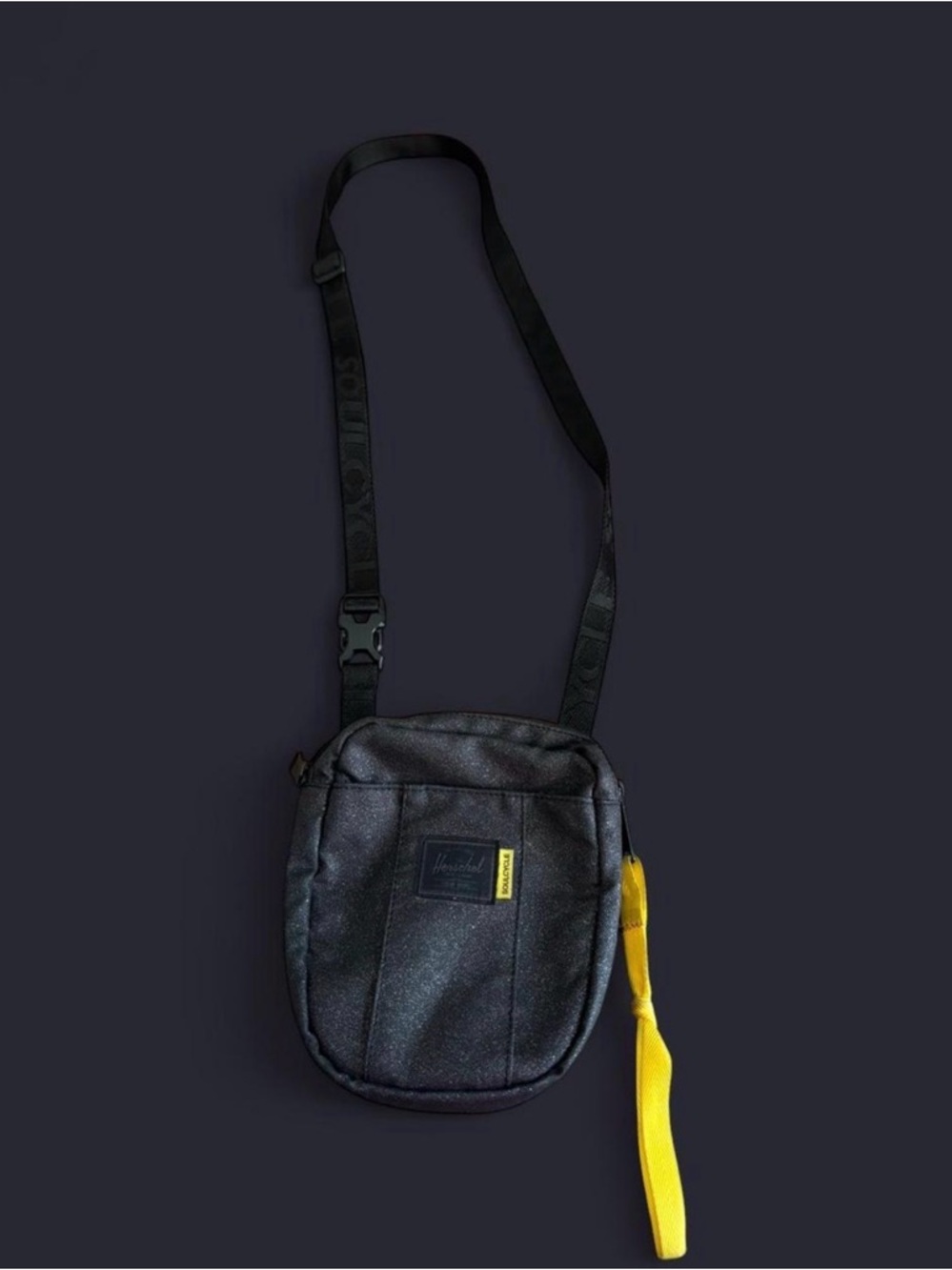 Soulcycle x Herschel Shoulder Bag with Yellow Accent
